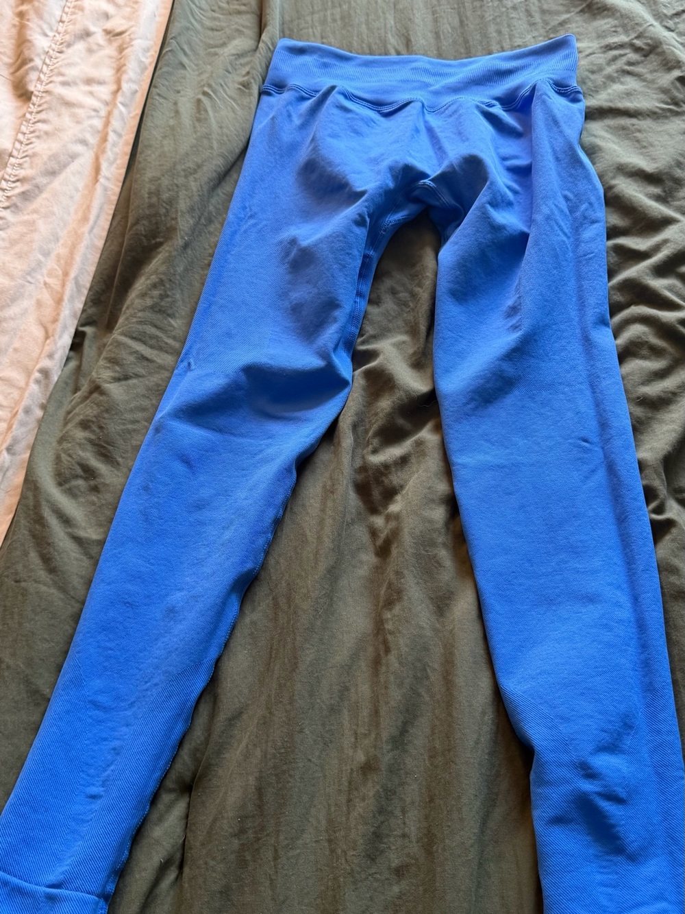 Women’s Blue Stretch butt lift Leggings